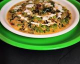 A picture of step 3 of Methi matar malai.