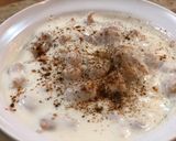 A picture of step 5 of Meethay Dahi bary.