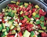 A picture of step 4 of Mexican-Style Zucchini with Pork Ribs and Cheese.