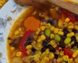 Őszi, babos kukoricaleves (vegán) 🌽🫘 recept fázis 5 fotója