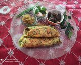 A picture of step 7 of Moringa Palak Thepla.