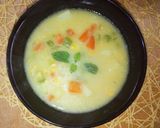 صورة لخطوة 1 من وصفة شوربة الخضار الكريمية (بدون كريمة)👩🏻‍🍳🍲🧅🌽🍠🥔
