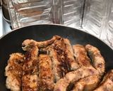 A picture of step 2 of Broiled Pork Ribs and Coleslaw (of course, my way as usual 😊).