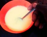 A picture of step 11 of Spanish omelet#Endofyearchallenge.