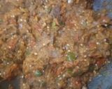 A picture of step 5 of Baingan Bharta.