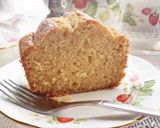 A picture of step 4 of Einkorn Maple orange loaf cake.