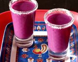 A picture of step 3 of JAMUN (BLACK INDIAN BERRY) SHOTS.