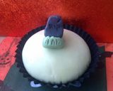 A picture of step 2 of Vickys Halloween Cake Picks/Toppers, Decorating Ideas.