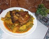 صورة لخطوة 5 من وصفة الدجاج بالجلبان والبطاطا 😋