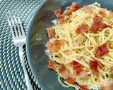 Foto del paso 6 de la receta Spaghetti con piñones y jamón crunch