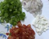 A picture of step 3 of Pizza Paniyaram.