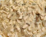 Tejszínes gombás masnicska recept fázis 3 fotója