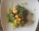 Foto del paso 9 de la receta: Arroz verde, con mariscos y alga Spirulina. #1receta1arból