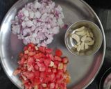 A picture of step 1 of Lauki Bharta.