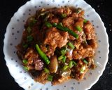 A picture of step 3 of "Schezwan Chicken" #Cookpad.