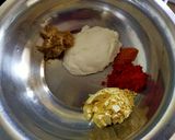 A picture of step 1 of Paneer Tikka Masala.