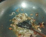 A picture of step 3 of Smoke chicken karahi biryani.