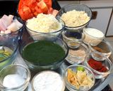 A picture of step 1 of Spinach Paneer Kofta.