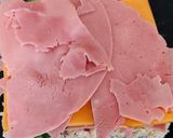 A picture of step 2 of My Ham, Cheese & Cucumber Sarnies.