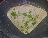 A picture of step 3 of Multi Millet Dhaniya Paratha.