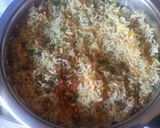 A picture of step 2 of Vegetable fried rice.