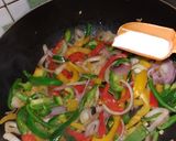 A picture of step 2 of Sizzling Steak Fajitas.