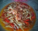 Foto langkah ke 5 dari resep Tumis Jamur Udang Saos Tiram.