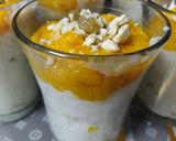 A picture of step 3 of Mango phirni.