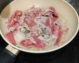 A picture of step 2 of Teriyaki Tuna (まぐろ照り焼き).