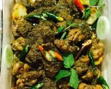 A picture of step 11 of ‘Chicken Cafreal’: A Popular Goan Green Chicken Curry.