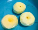 A picture of step 1 of Apple Murabba.