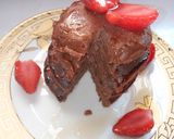 Foto langkah ke 3 dari resep Chocholate protein pancake.