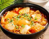 A picture of step 31 of Easy & Delicious! Spicy Shin Ramyun Army Stew (Budae Jjigae).