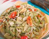 Foto langkah ke 3 dari resep Tumis pare teri medan ebi seuhah (pedas).
