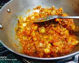 A picture of step 2 of Besan Mogra with Potatoes.