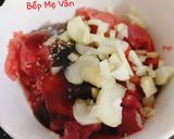 Hình bước làm 1 của món Thịt bò xào bông cải xanh và cà rốt