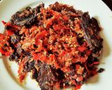 Foto langkah ke 6 dari resep Dendeng Balado Kering.