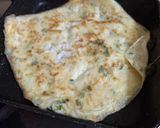 A picture of step 3 of Egg omlete.
