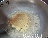 A picture of step 1 of Sattu Mysore Pak.