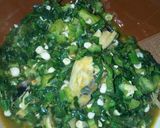A picture of step 3 of Fresh Okro Soup.