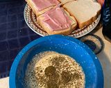 A picture of step 1 of Savory French Toast Sandwich.