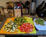A picture of step 1 of NYC Gumbo.