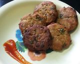 A picture of step 3 of Bread sweet potato tikki.