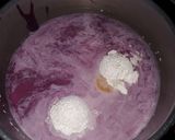 Foto langkah ke 7 dari resep Lime cake with blueberry custard filling.