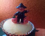 A picture of step 6 of Vickys Halloween Cake Picks/Toppers, Decorating Ideas.