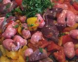 Foto del paso 2 de la receta: Salchichas en arroz con verduras y Pedro Ximénez