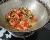 A picture of step 3 of Baingan bhartha.