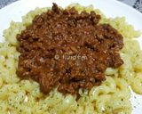 Foto langkah ke 4 dari resep Makaroni Saus Bolognesse.