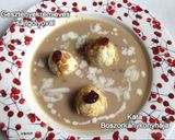 Gesztenyekrémleves sajtgolyóval recept fázis 2 fotója