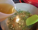 A picture of step 4 of Greek Lemon Chicken Soup.